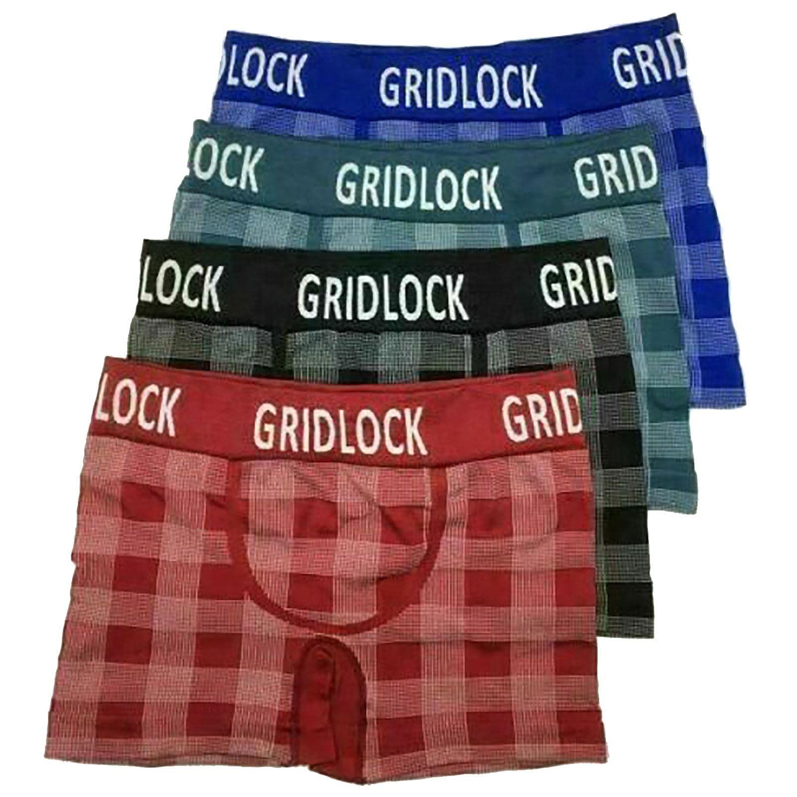 KNWER CLOTHING 3 Mens Neon Waist Band Boxer Briefs Hipster Classic Underwear Shorts Assorted Colours Trunks Waistband[Colour Waistband,Medium]