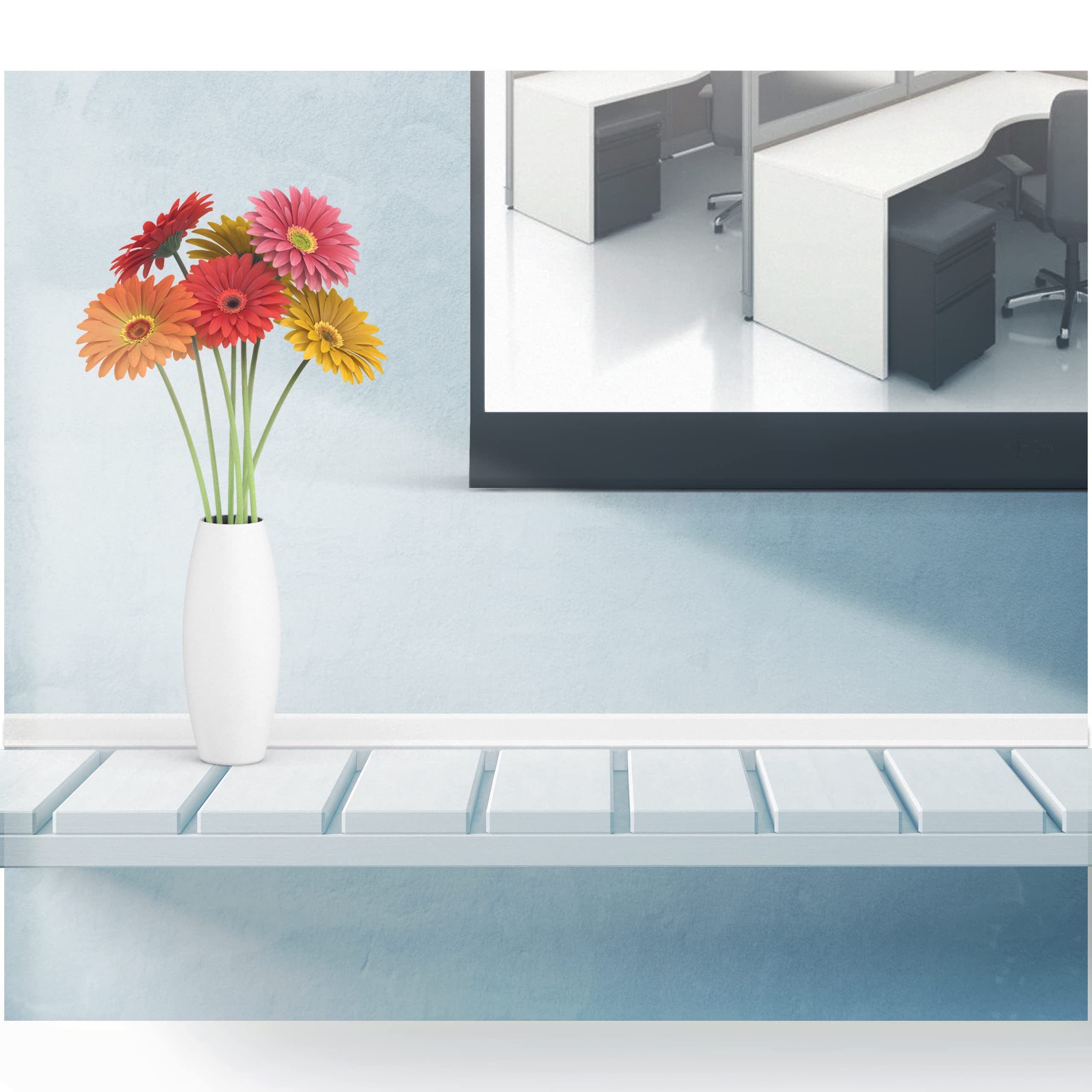 StarTech.com Solid Cable Management Raceway with Adhesive Tape & Cover, 1-3/4