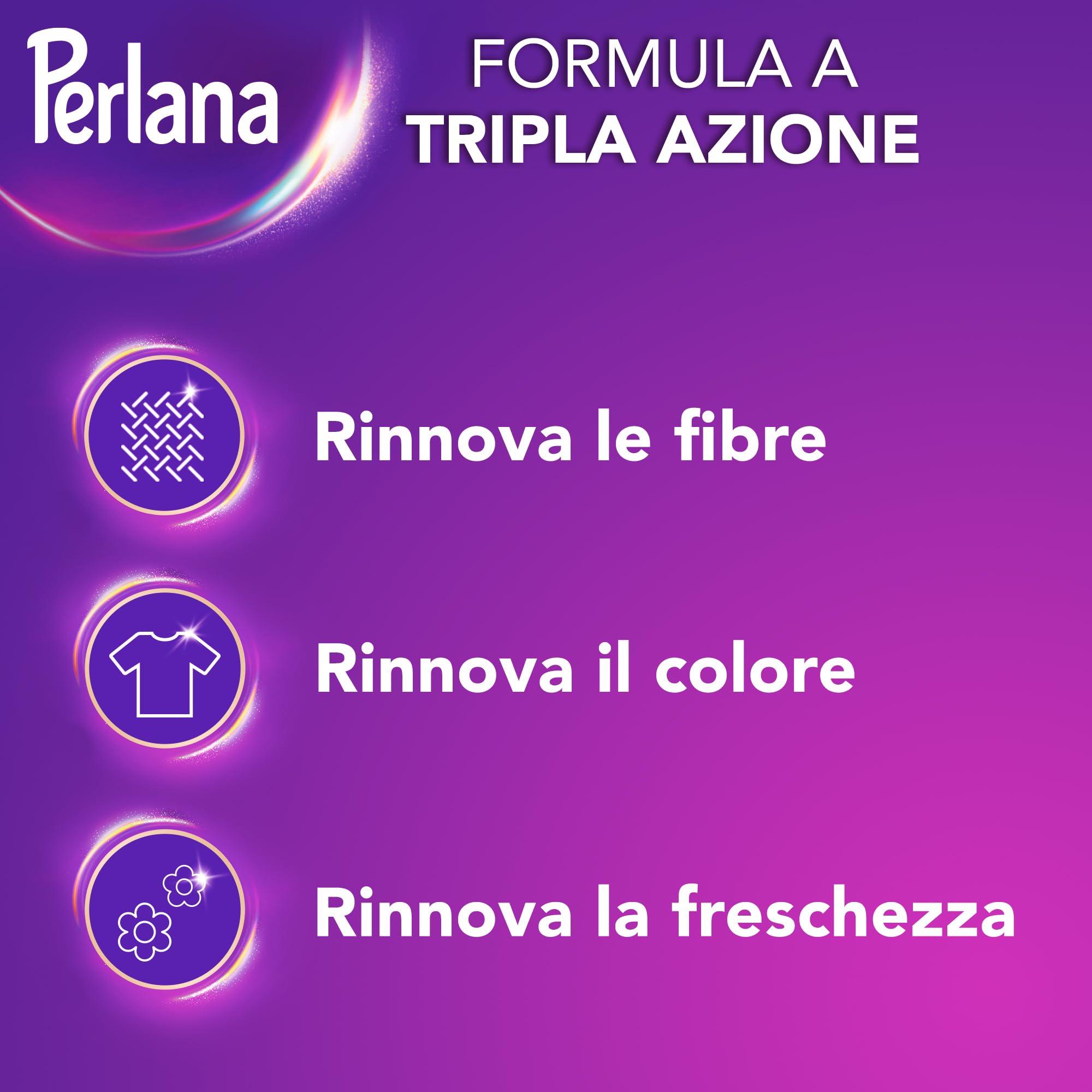 Perlana Detersivo Colorati Caps (6 confezioni da 20 Caps), Detersivo lavatrice capsule per tutti i capi colorati, Detersivo colorati per pulizia delicata e colori e fibre rinnovati