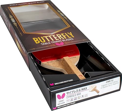 Cypress G-Max Pro-Line - Raqueta excelente para jugar con fuerza y castigo de Topspin desde todas las distancias, recomendada para aspirantes a