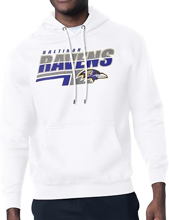 Starter Mens NFL Logo Push Graphic Hoodie