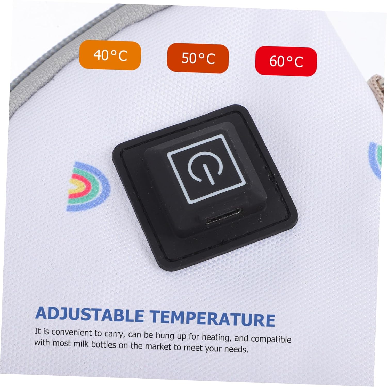 Portable Bottle Warmer Bag Stage Temperature Automatic Constant Heat for Newborn Bottle Insulation and Breastmilk Preservation Lightweight Travel and Car Use Fits