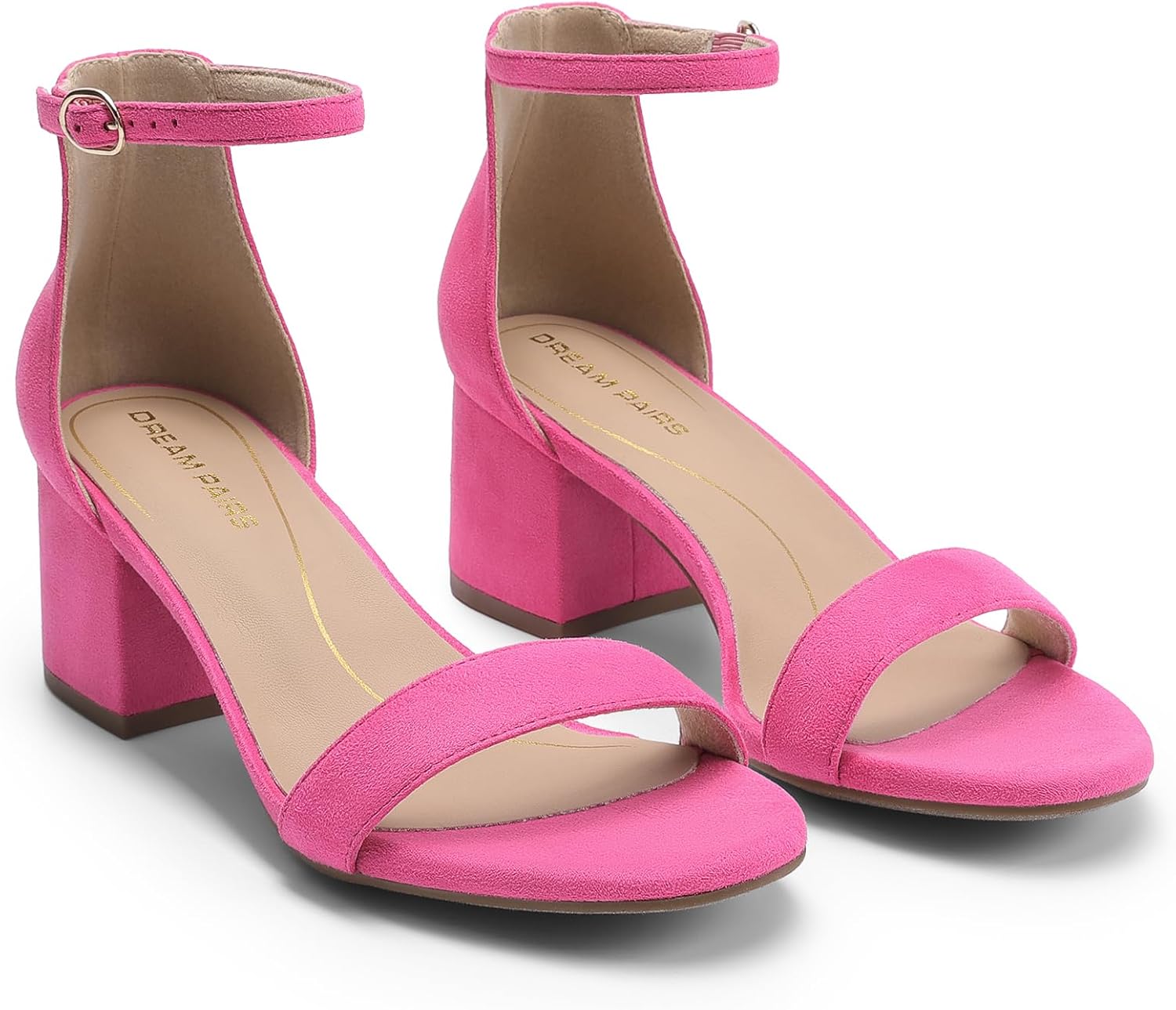 DREAM PAIRS Womens Low-Chunk Low Heel Pump Sandal - Image 4