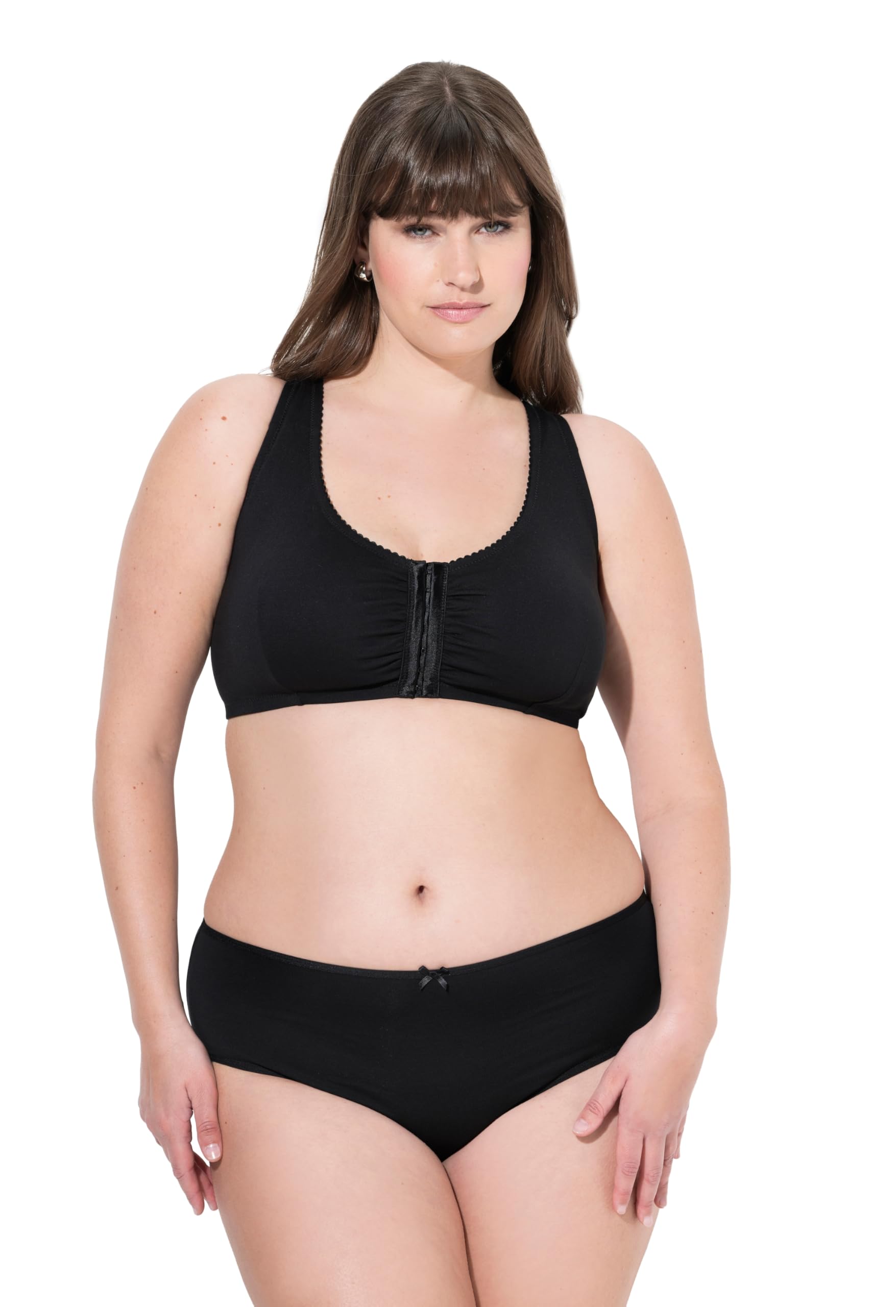 Ulla Popken Damen große Größen Übergrößen Plus Size Bustier, Still-BH, Vorderverschluss 842928