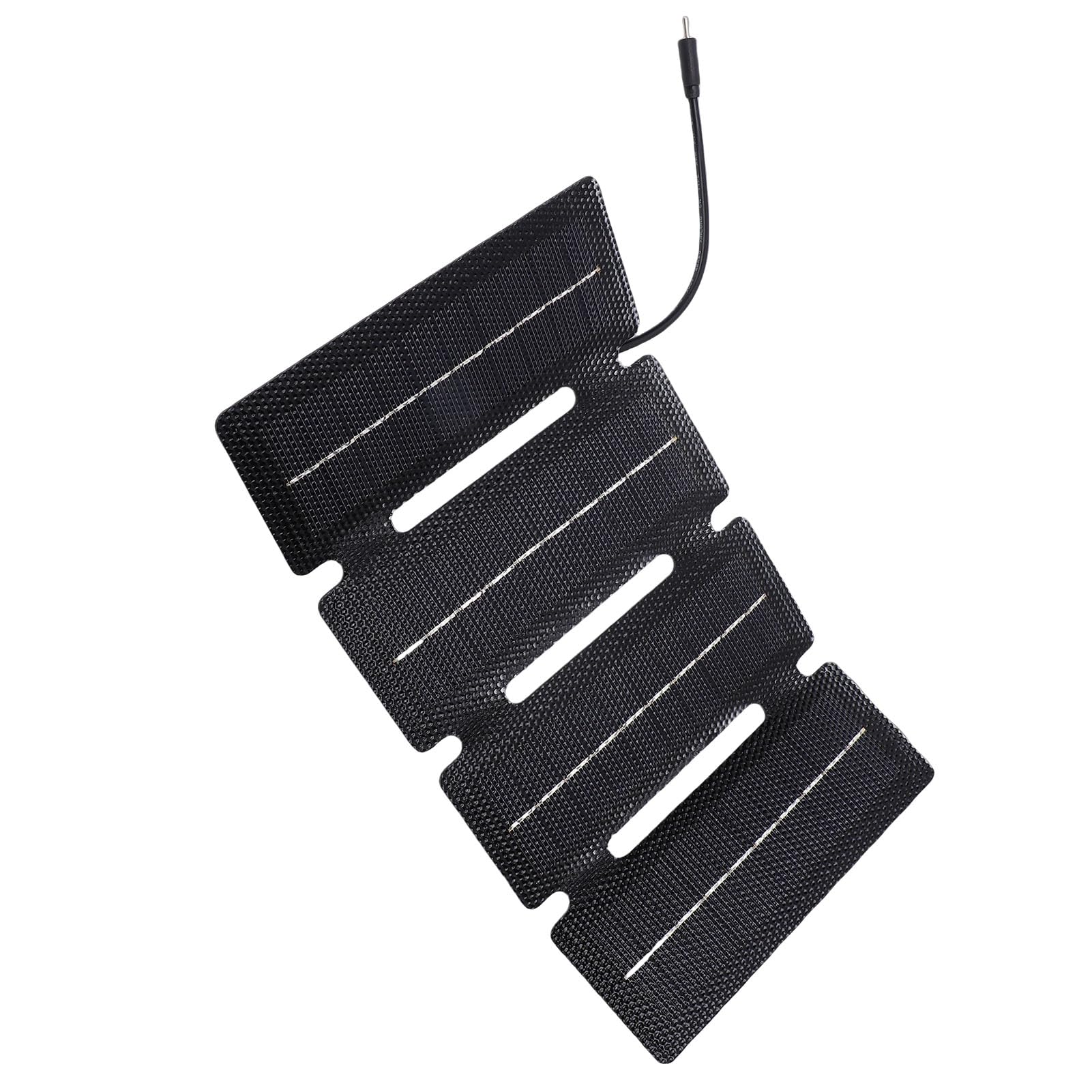 Haofy Panel Solar Plegable de 20 W, Células de Silicio Monocristalino, Diseño Ultrafino de 5 Oz, Optimización Solar de 4 Pliegues, Cargador de Energía de Emergencia, para Campistas, Excursionistas
