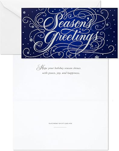 Miniatura 2 de Hallmark Paquete de tarjetas de regalo o dinero de Navidad, saludos de temporada (10 tarjetas con sobres)