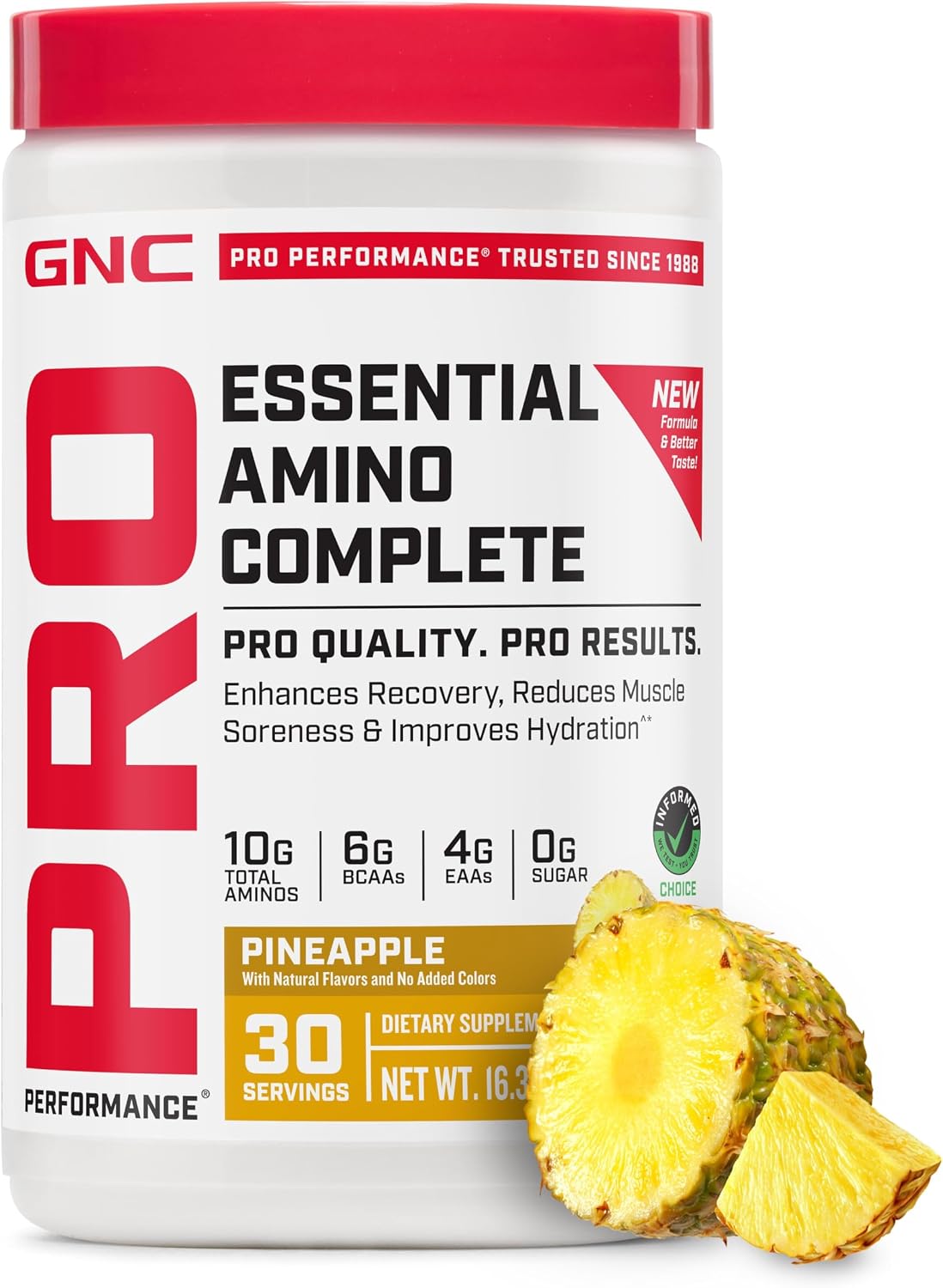 GNC Complete Amino Pineapple, 30 Servings