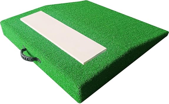 Pitching Mound, Training Equipment, Baseball Pitchers Mound with Carry Handle and Regulation Pitching Rubber