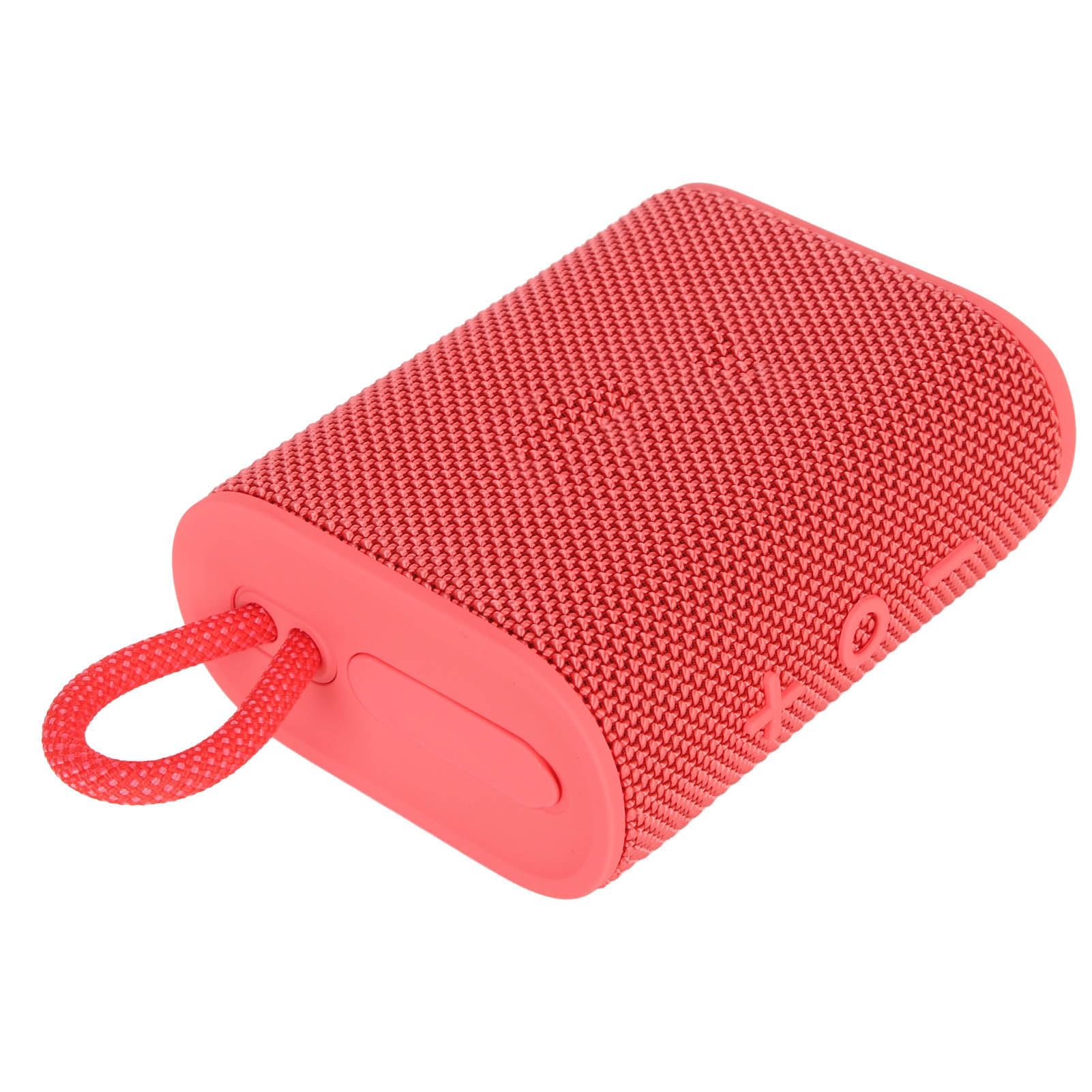 AMONIDA Mini Altavoz Bluetooth 5.3 IPX7 Resistente Al Agua con Sonido Estéreo de 360° para Playa y Actividades Al Aire Libre (Rojo)