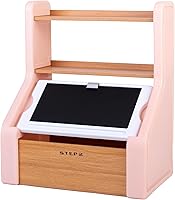 Vista 1 de Step2 Harmony - Caja de almacenamiento de juguetes, madera y plástico, estantes para libros, contenedor de almacenamiento de juguetes con tapa