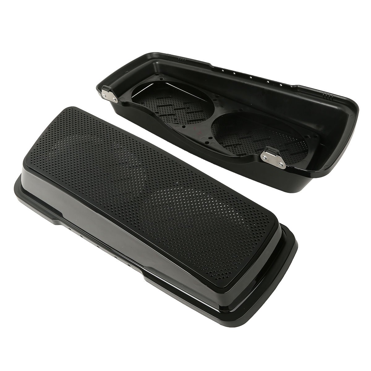 XFMT Dual 6x9 Speaker Lids Compatible with Harley Touring Saddlebag Road King Street Glide 1993-2013
