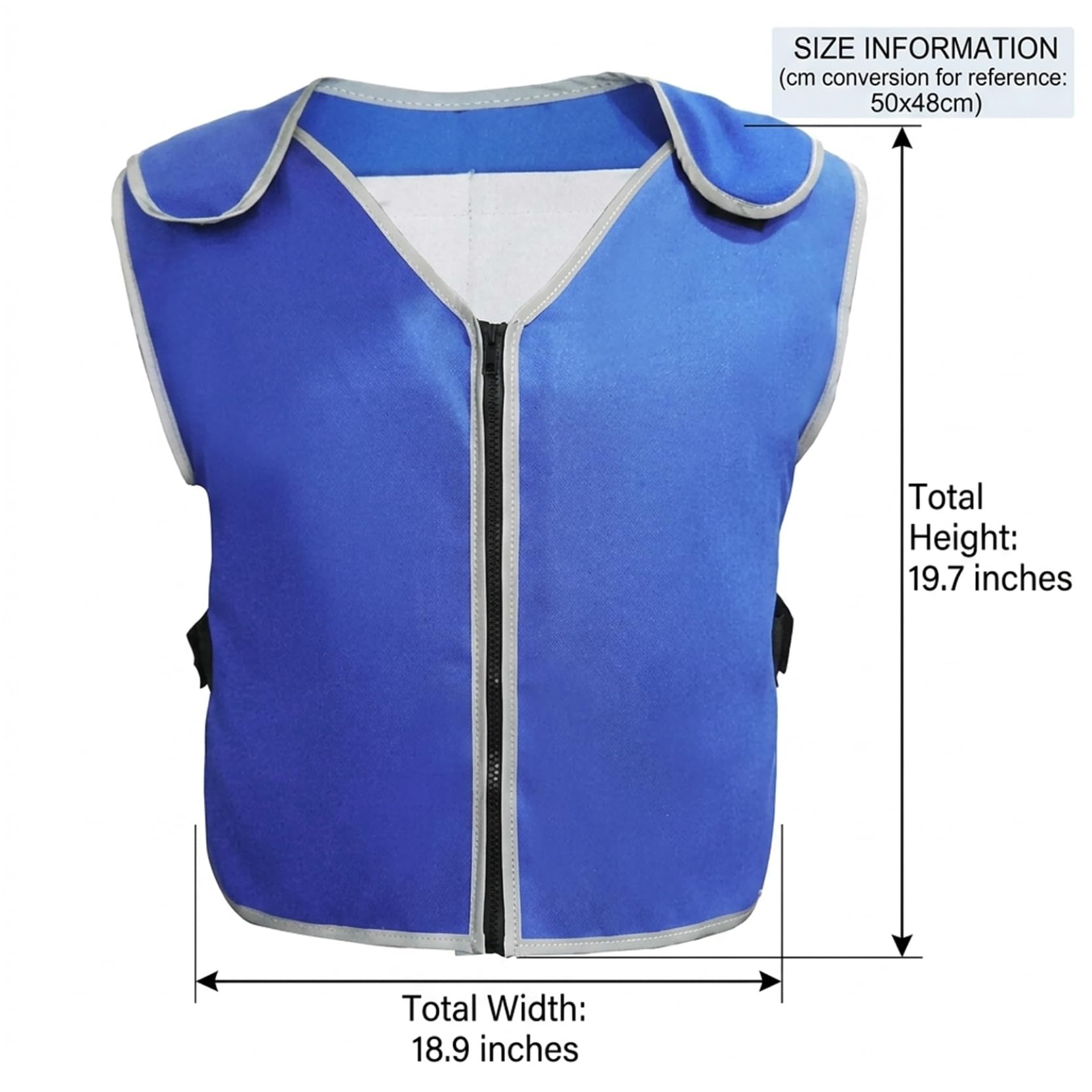 Gilet di ghiaccio leggero con 20 impacchi di ghiaccio – Gilet rinfrescante con fodera impermeabile ad alta densità per un comfort di raffreddamento tutto il giorno per lavori all'aperto