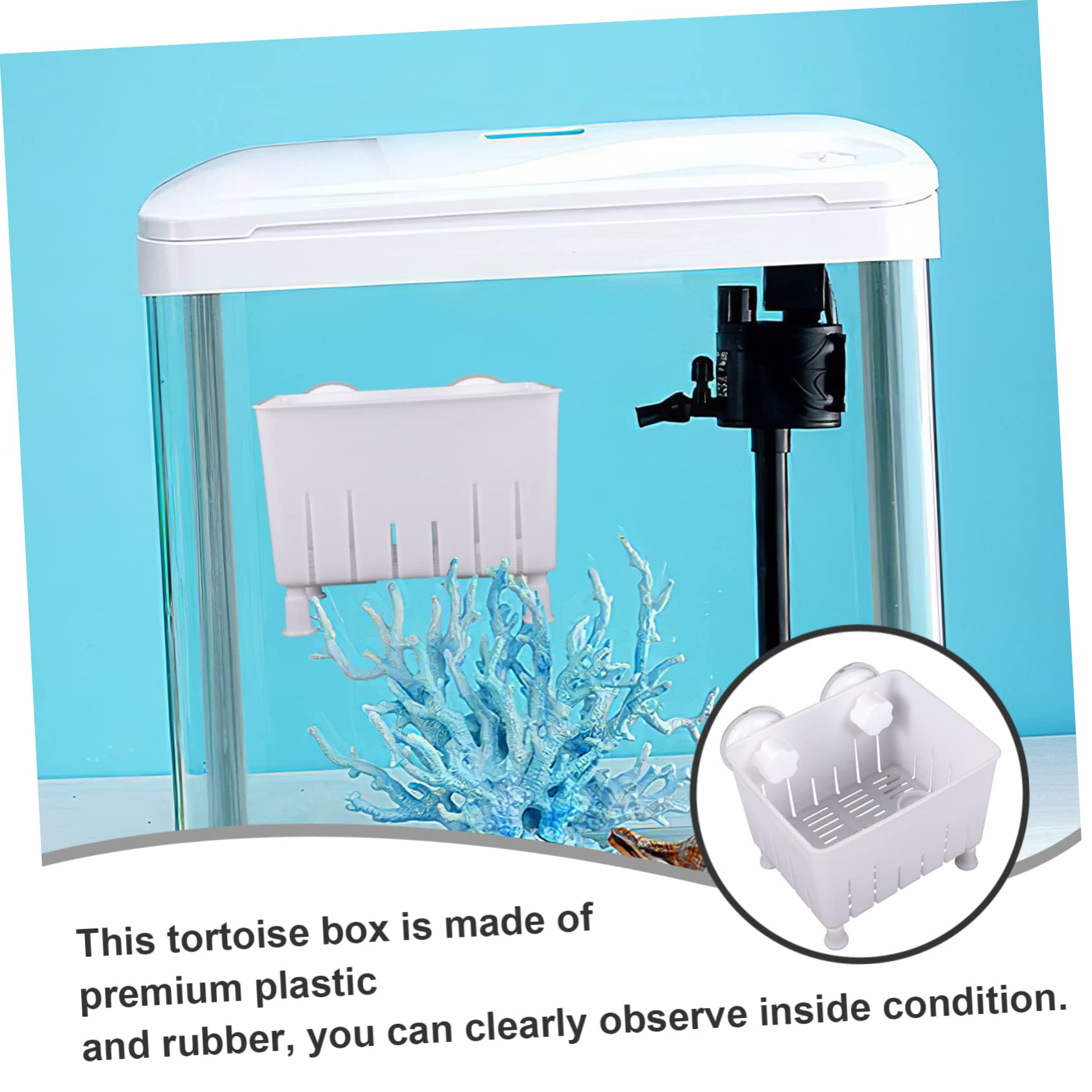 魚 タンク アイソレーション ポータブル プラスチック アクセサリー 水族館 魚 タンク アイソレーション ポータブル プラスチック