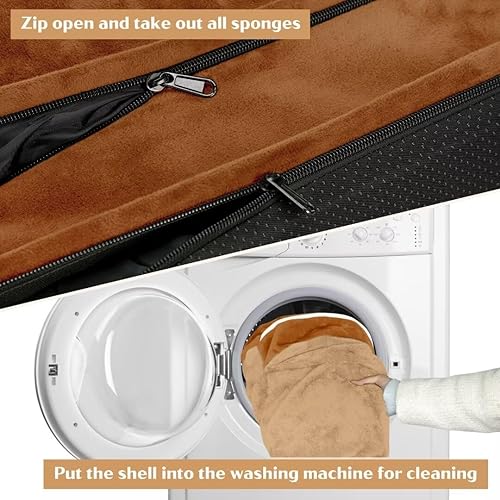 Miniatura 30 de Comfort Expression - Cama ortopédica para perros extragrandes, 53 x 42 pulgadas, cama impermeable y de apoyo de espuma con cojines removibles, con