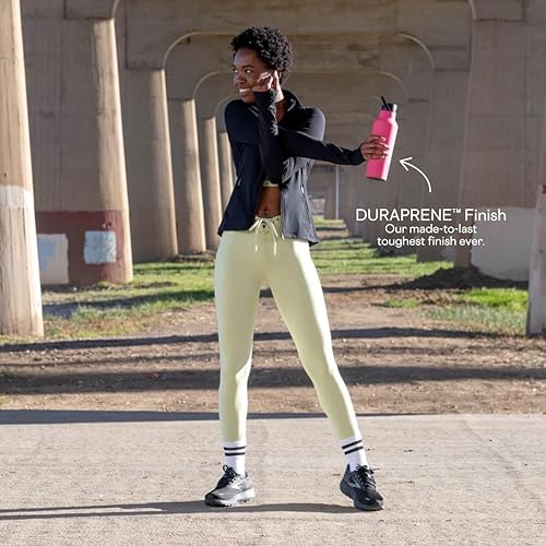 Miniatura 6 de Corkcicle Botella de agua de viaje con aislamiento de acero inoxidable con triple aislamiento tapa de fácil agarre mantiene las bebidas frías