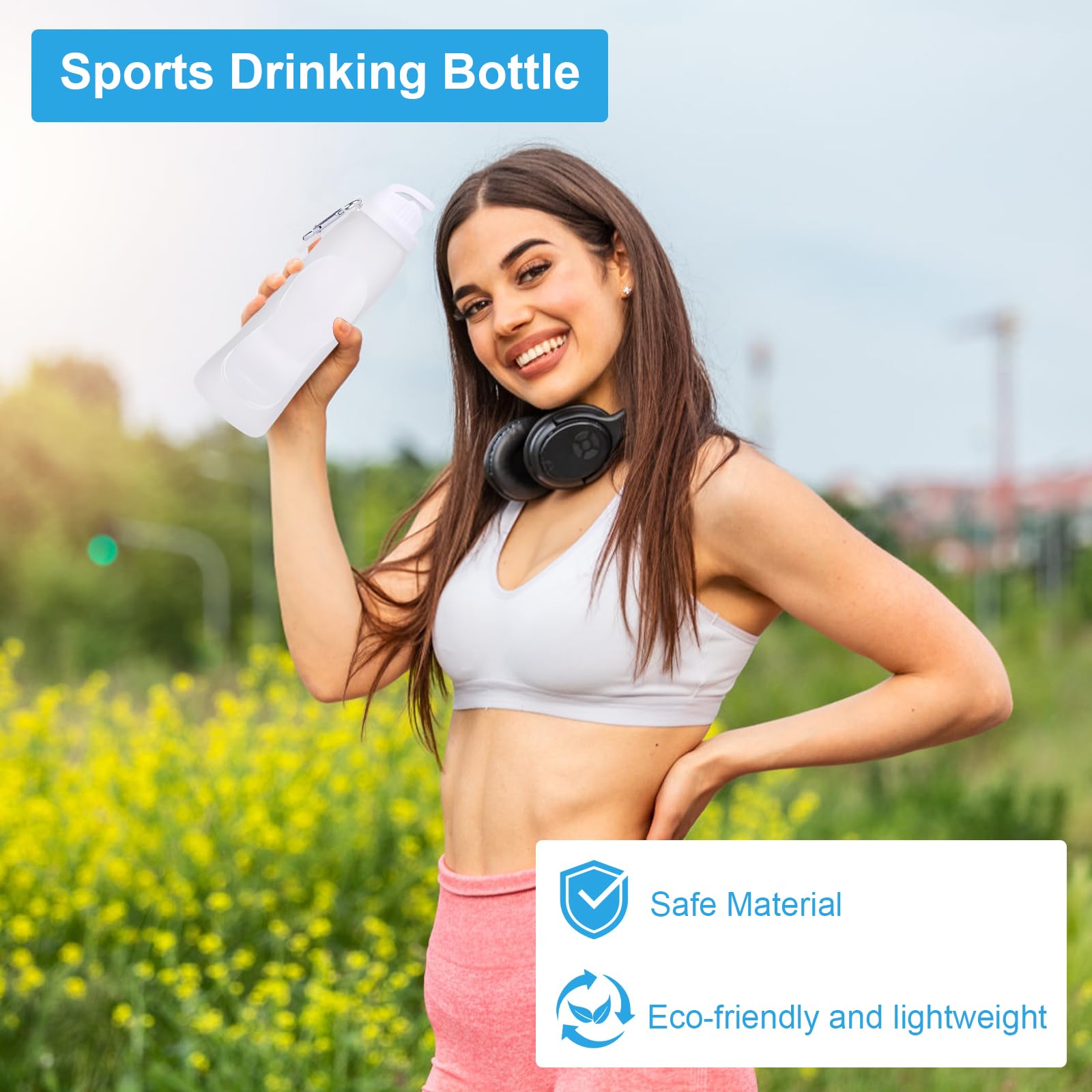 Acheter Bouteille D'eau Givrée De 900ml, Pour Sport En Plein Air, Voyage, Gymnastique