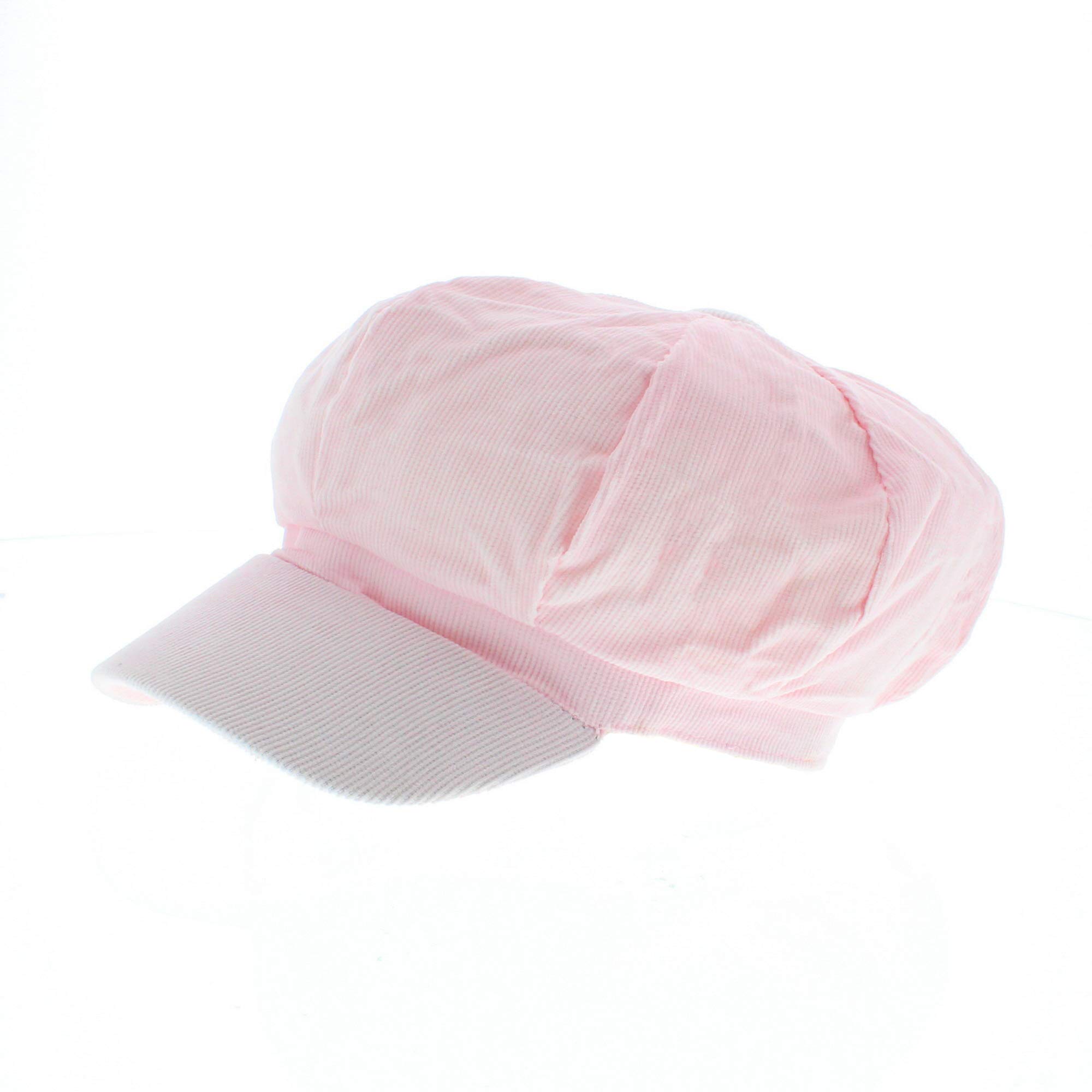 Zac's Alter Ego Vintage Corduroy Newsboy Cap/Baker Boy Hat - Selection of Colours Baby Pink โ image 1