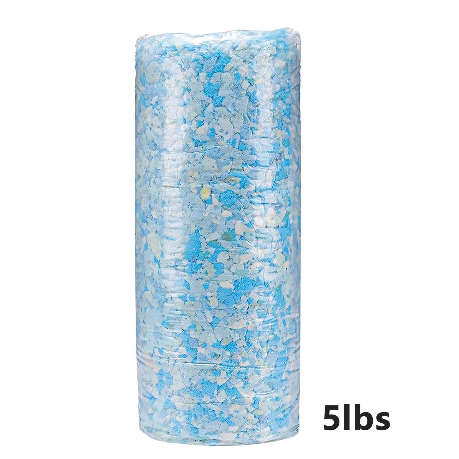 Sitzsackfüller – 2,3 kg weiche Kissenfüllung, zerkleinerter -Schaum | High-Density- -Schaumfüllung, strapazierfähiges zerkleinertes Schaumstoffmaterial, rem