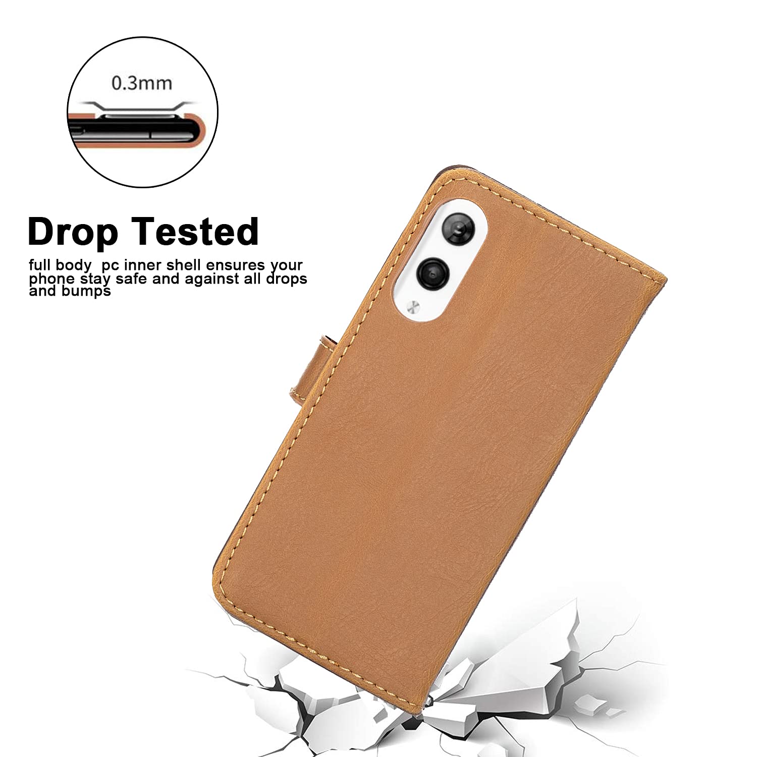 在庫処分】【 Viesa 】 クラシックレトロ 手帳型 ケース Rakuten Hand