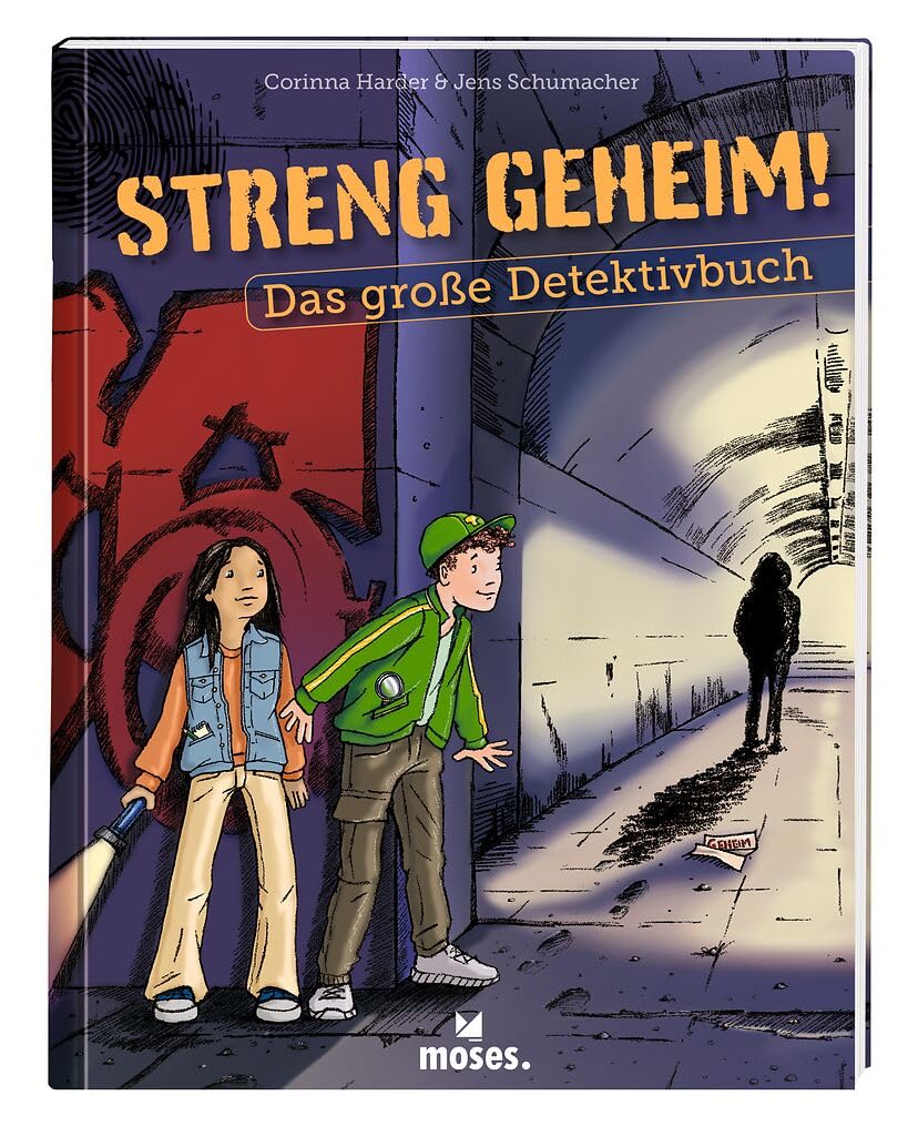 moses. Streng geheim! – Das große Detektivbuch, Kinder-Sachbuch für Nachwuchsdetektiv*innen mit Tipps, Tricks und Rätseln, Mitmachbuch für Kinder ab 8 Jahren