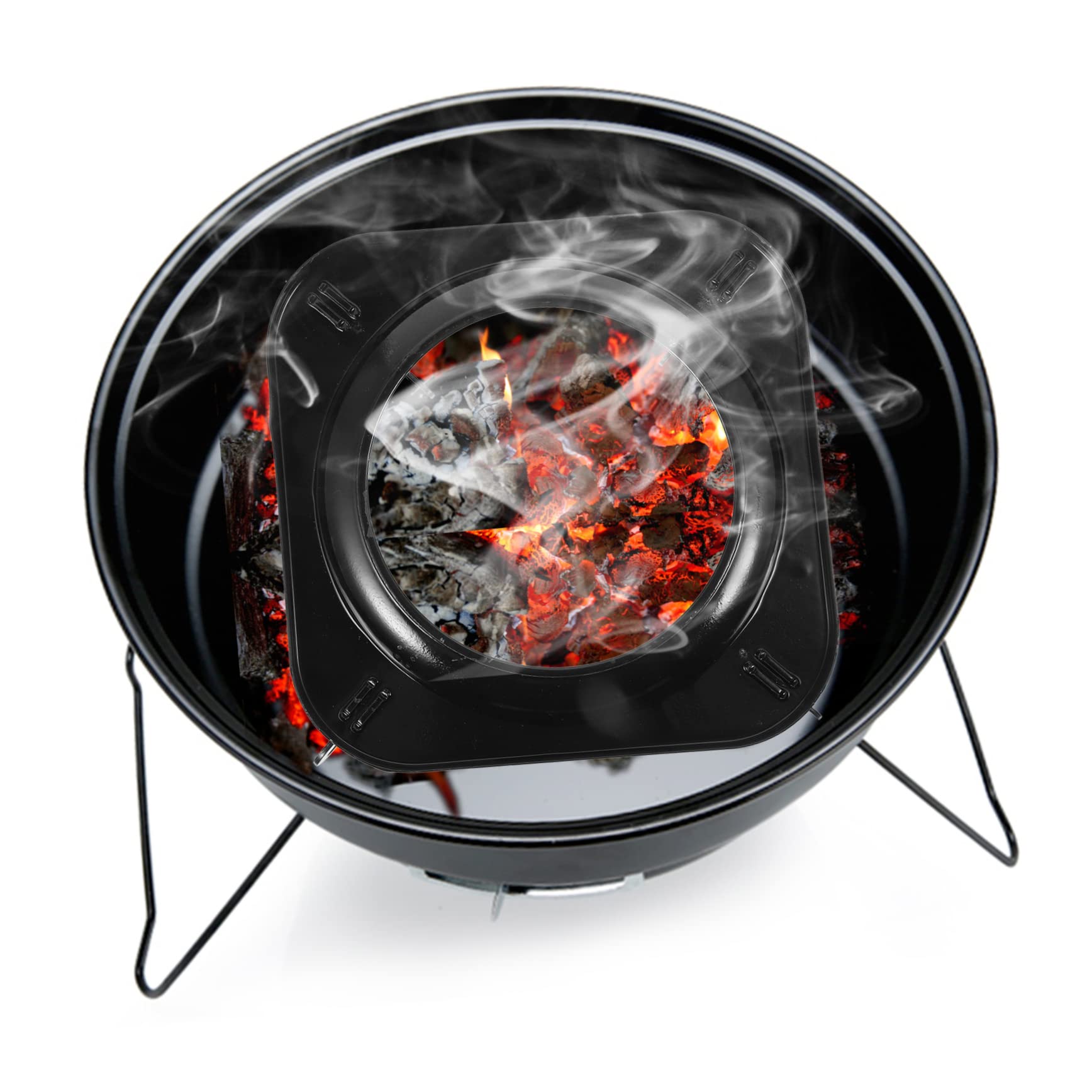 LIFKOME Soporte Metálico Para Placas y Hornos De Gas Rejilla Antideslizante Ahorro Energético y Resistencia Al Viento Para Cocinas y Hornillos Domésticos