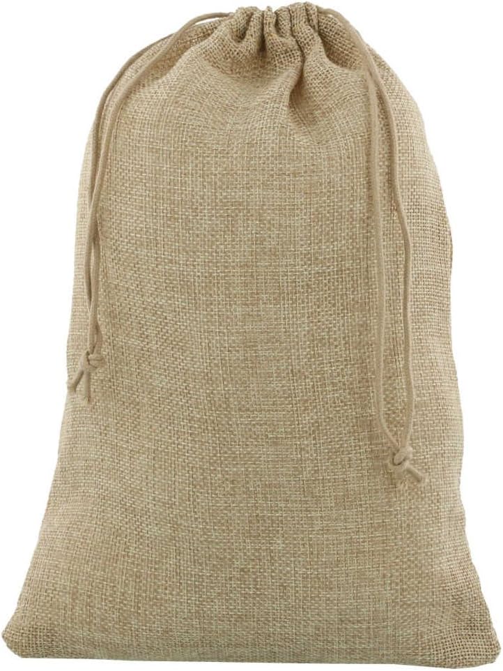 50 pcs Burlap Pouches - Hessian - Jute - Look Mini Bag 8x12 inch Without The Musty Odor