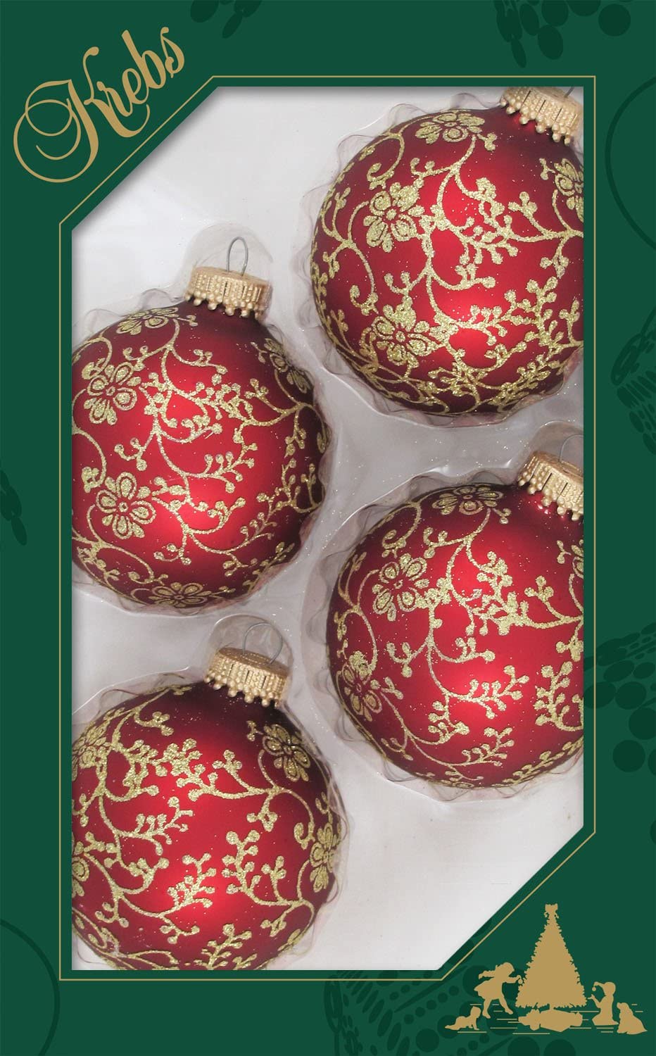 Vintage christmas by krebs ornaments Clearance