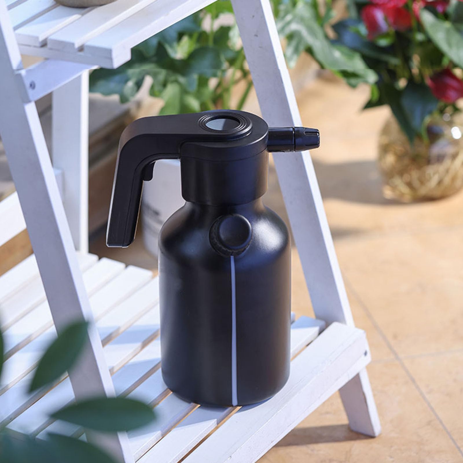 Generisch Professionelle 3L Gießkanne, verdickte Materialien, bequemer, Düse für den Balkon, Garten, Verwendung, verdickte elektrische Blumenbewässerungstöpfe