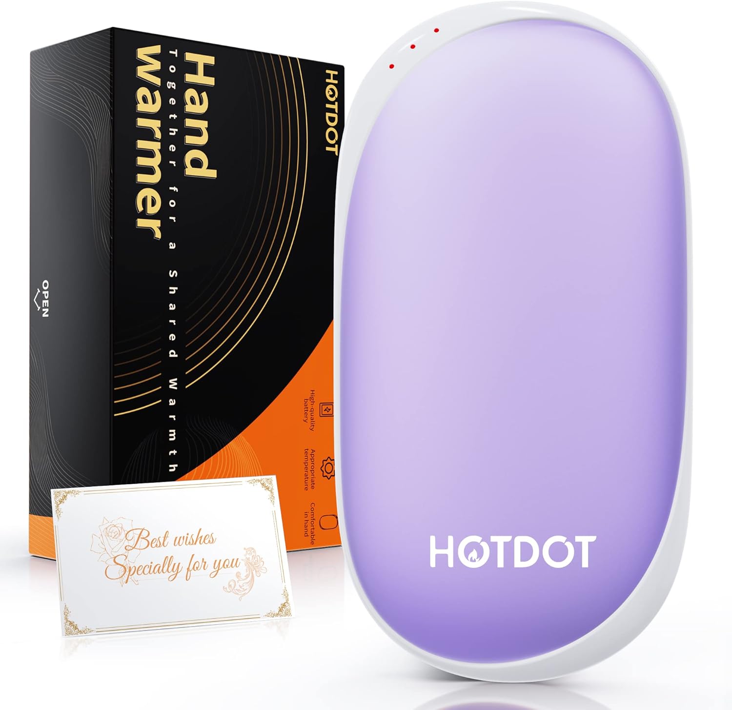 Hotdot Hand Warmers Rechargeable,Electric Hand Warmer