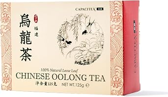 CAPACITEA Boxed Chinese Authentic Oolong Loose Leaf Tea ,Oolong Tea, 125 Gram