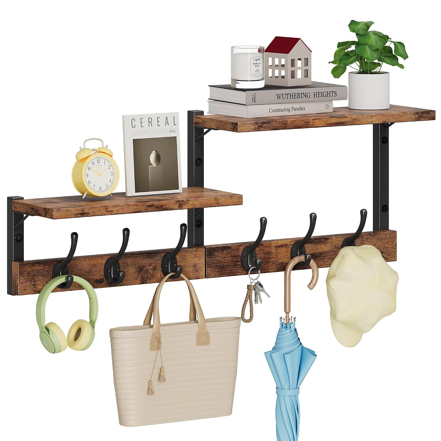 2 Tier Entryway Hanging Hook Rack (6 Hooks) - Review, Price and Buying Guide