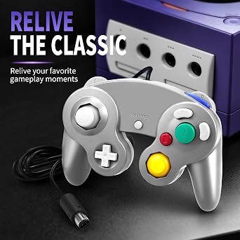 CirKa Wired Controller for GameCube/Wii (Silver)