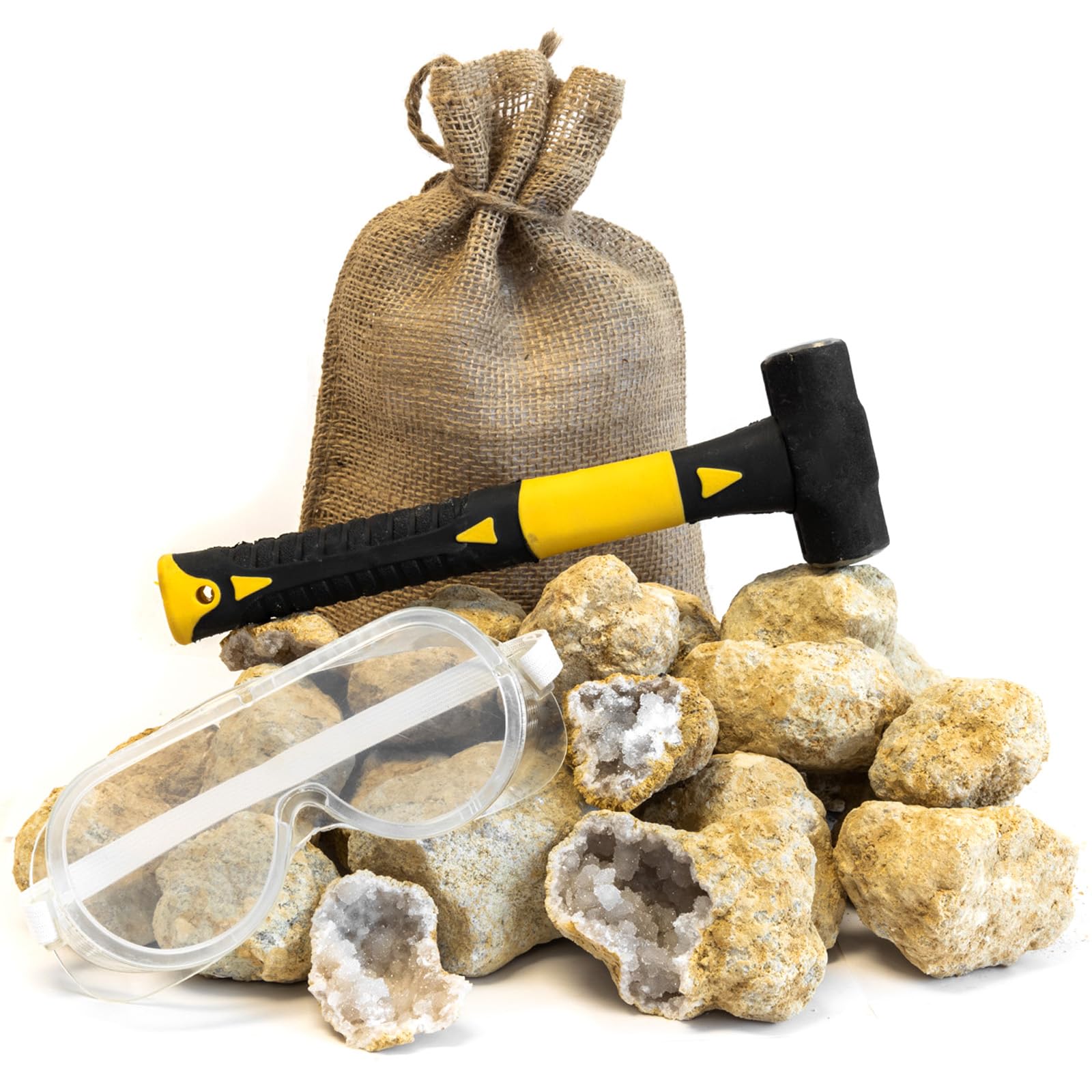 Break Your Own Geodes! IN BOX | Unbroken, Uncut Moroccan Crystal Geode