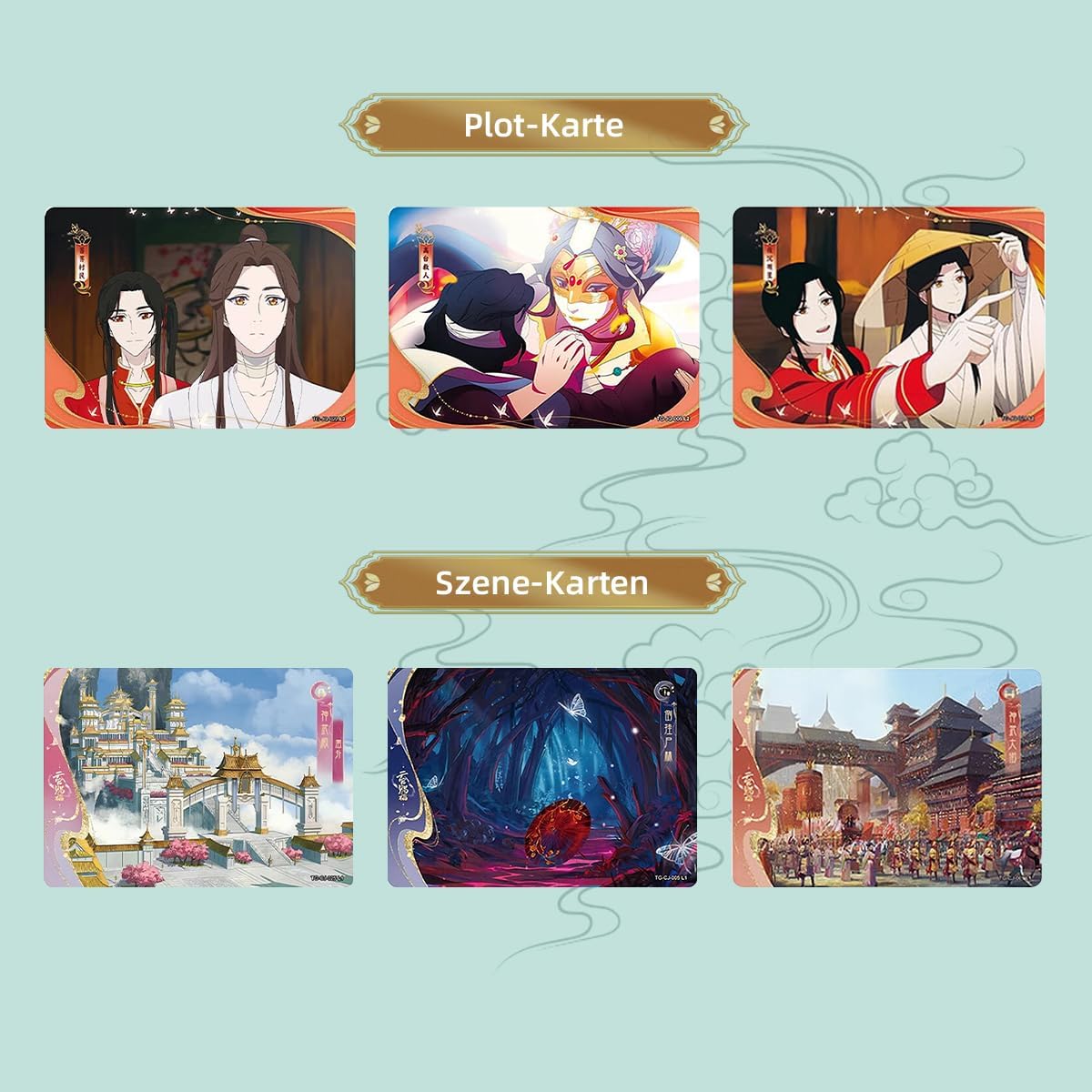 Heaven Official Blessing TCG Card Booster Packs Official Trading Card- Collectible Decks (One Box (90 Sheets))