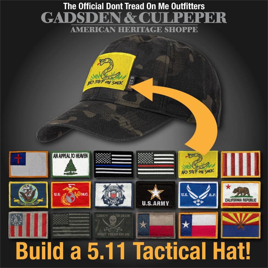 Gadsden and Culpeper 5.11 Flag Bearer Cap Bundle Multicam-Black - Image 2