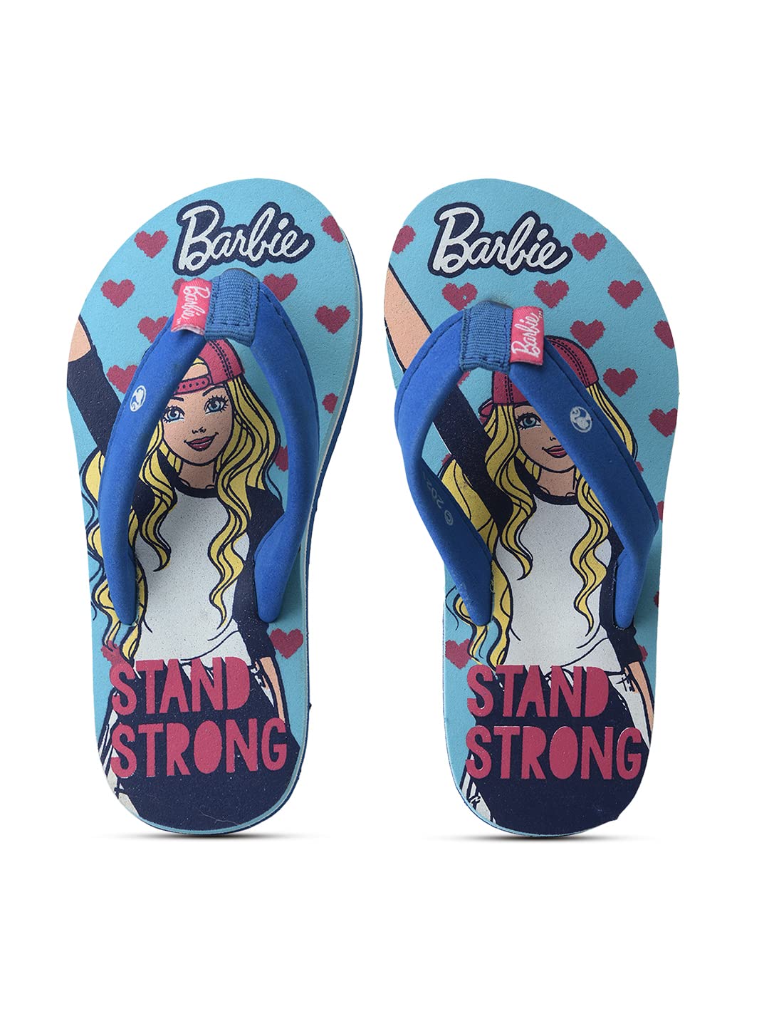 Barbie by toothless Kids Girls Sky Blue Flip-Flops (B09C8VSYQM) Amazon Price History, Amazon Price Tracker