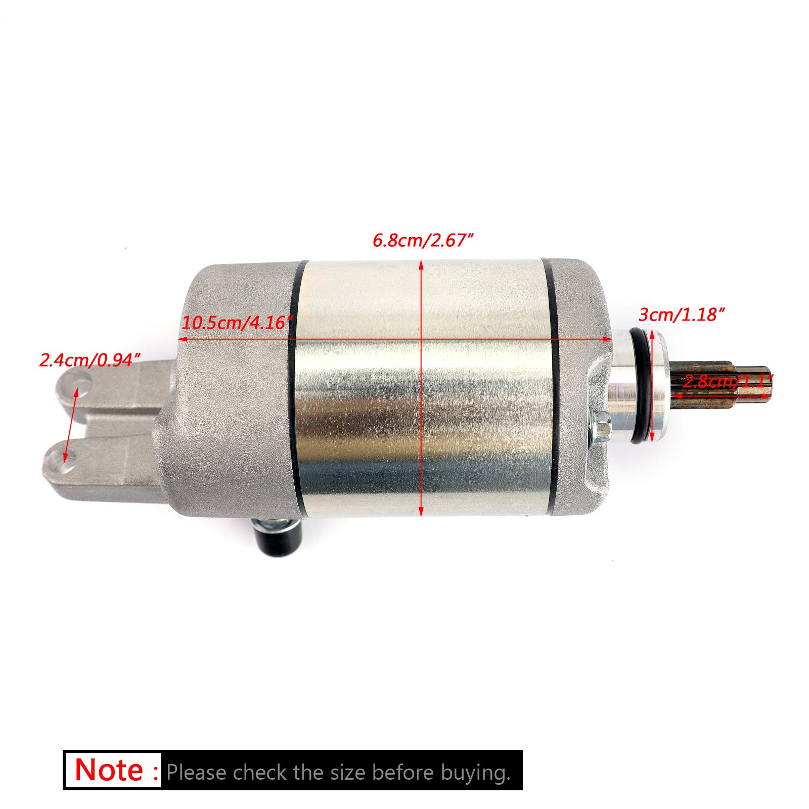 Bruce & Shark Motor de Arranque eléctrico para Honda TRX450S Fit Foreman 450 400 500 4x4 ES ESP