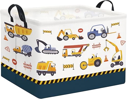 Miniatura 31 de HIYAGON - Cesta de Animales del Bosque Rectangular, Cesta de Almacenamiento para Bebé, Caja Organizadora de Almacenamiento, Caja de Decoración para