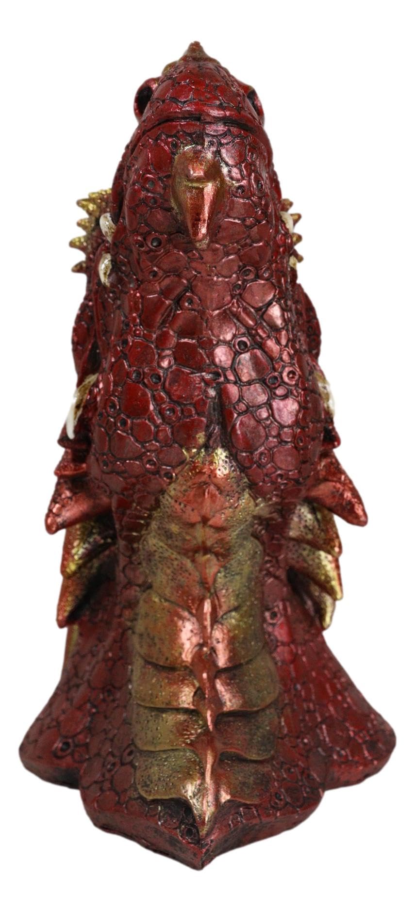 Amazon.co.jp: Ebros Gift ファンタジー 火山の炎 赤 スパイクド