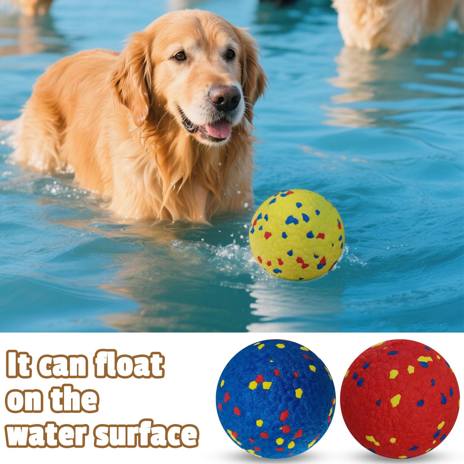 Hundespielzeug für aggressive Kauer, unzerstörbare Hundebälle, 7,9 cm, magischer Ring, langlebig, federnd, schwimmend, Frisbee, Hundezahnspielzeug für große Hunde, Wasserspielzeug