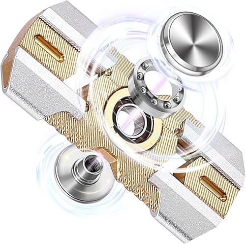 Miniatura 3 de Fidget Spinner, juguetes de mano para enfocar los dedos para niños y adultos, material metálico de precisión de alta velocidad, antiansiedad, alivio