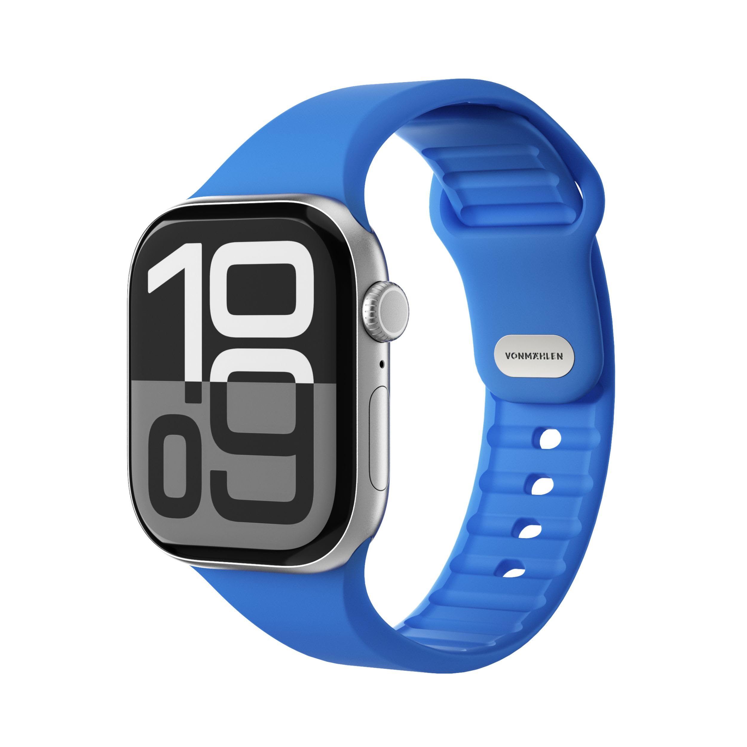 VONMÄHLEN Classic Band 2 – Verstellbares, atmungsaktives Armband aus recyceltem Silikon, wasserabweisend, rutschfest, kompatibel mit Apple Watch