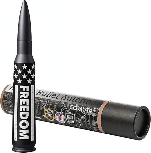 Miniatura 8 de EcoAuto Badass - Antena de coche para Dodge Ram y Ford F150 F250 F350 Super Duty Ford Raptor Bronco Trucks  Diseño antirrobo antena de radio para