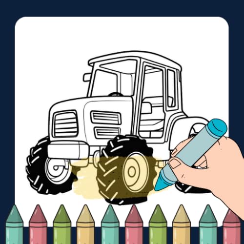 Tractor Coloring Book