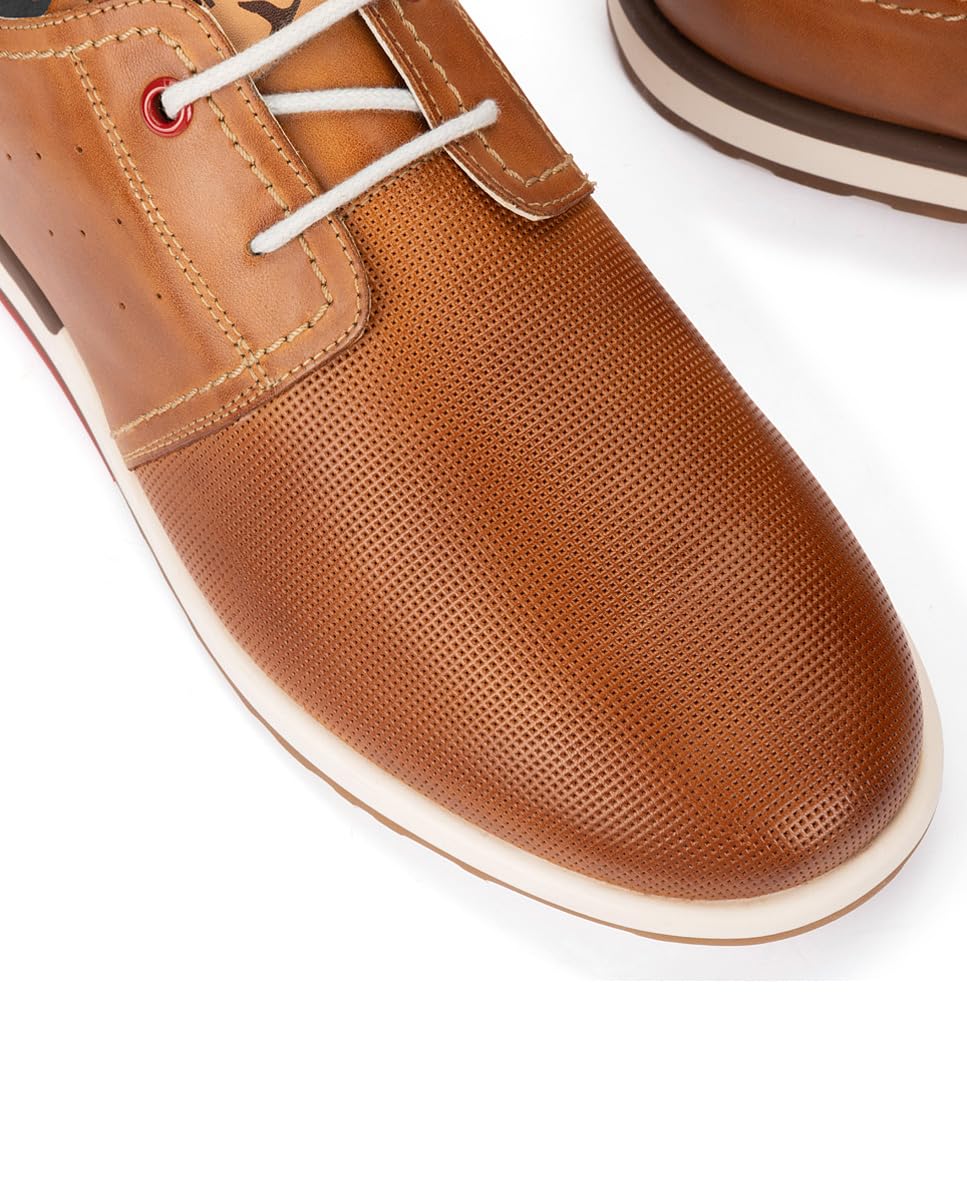 Pikolinos Saler Zapatos Cordones Hombre | en Cuero | Plantilla Extraíble