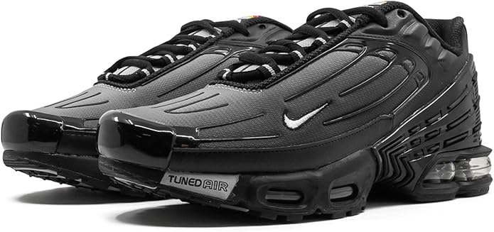 air max plus iii black wolf grey  and  black