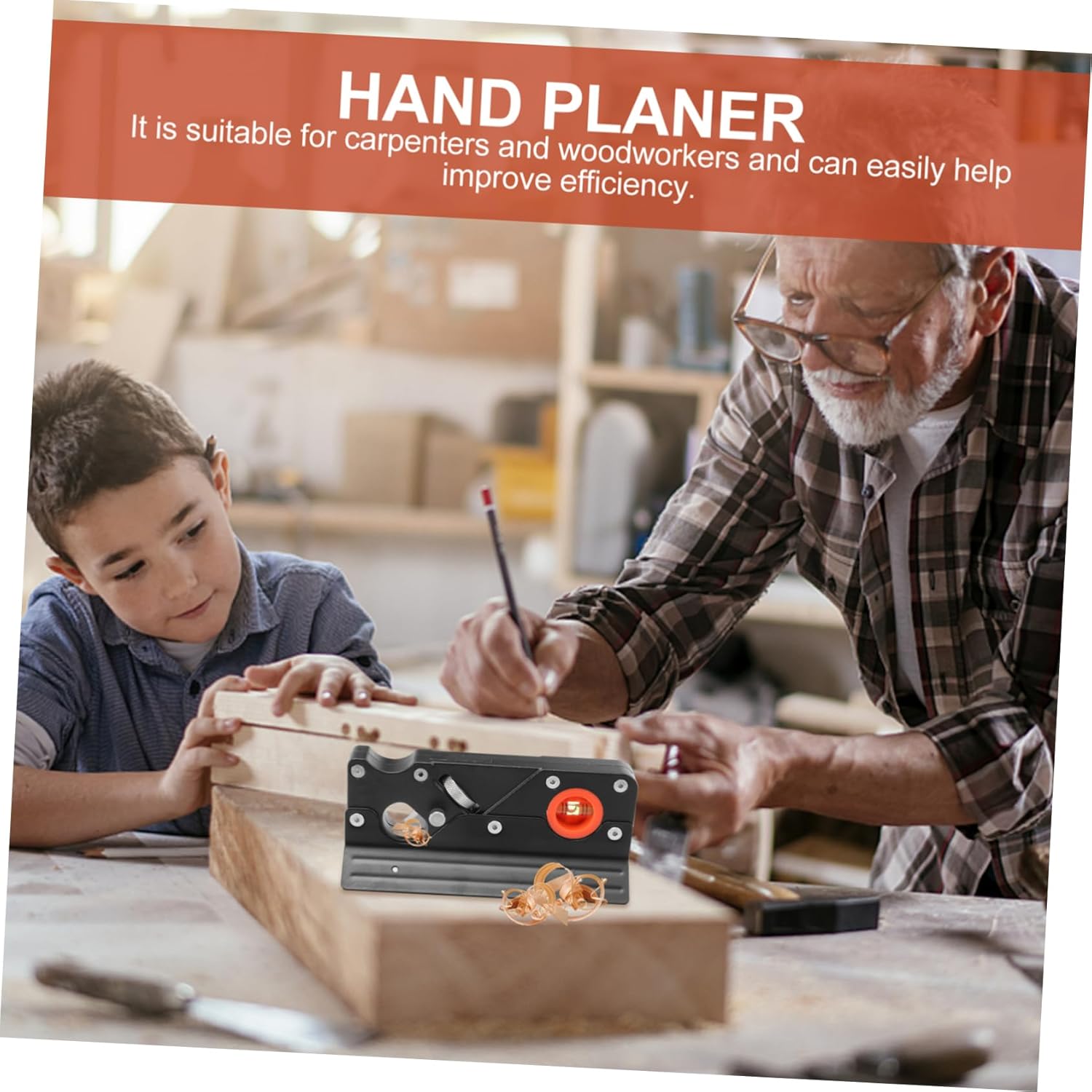 1set Wood Chamfer Plane Tool for Manual and Trimming Compact Design Support Base for Precision Woodworking and Projects