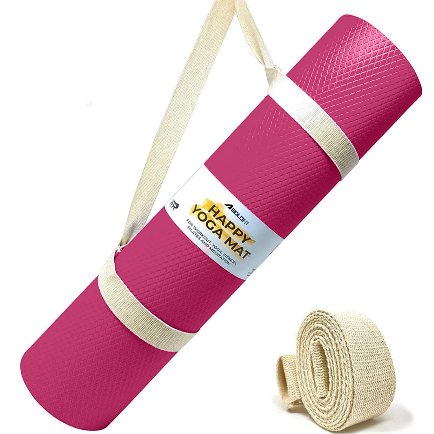 Boldfit Yoga Mats For Women, men Exercise mat for home workout, gym mat Anti Slip, 4mm Workout mat For Kids Yoga mate