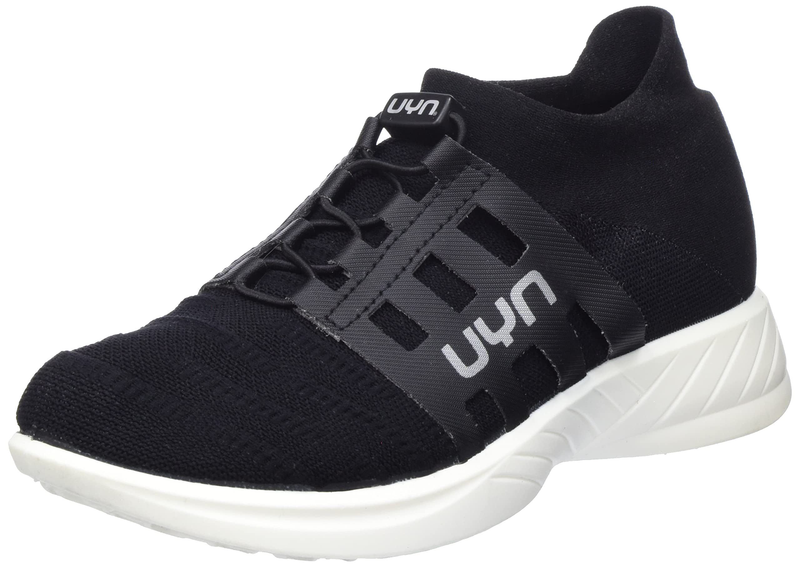 UYN Y100052-B036 3D Ribs Tune Sneaker Women Black/Charcoal UK 3.5