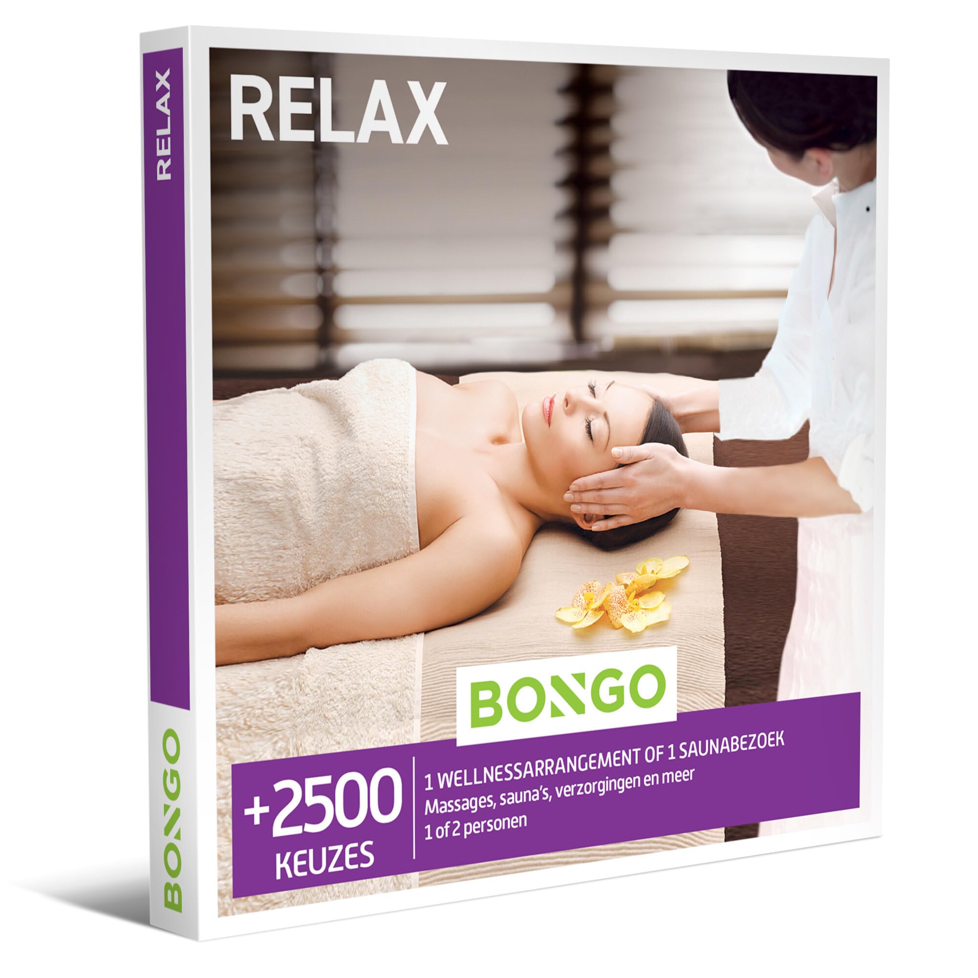 Bongo Bon - Relax | Tarjetas de Regalo Regalo Tarjeta de Regalo para Hombre o Mujer | 8200 Momentos de mimo: Masaje, Sauna, Cuidado y más